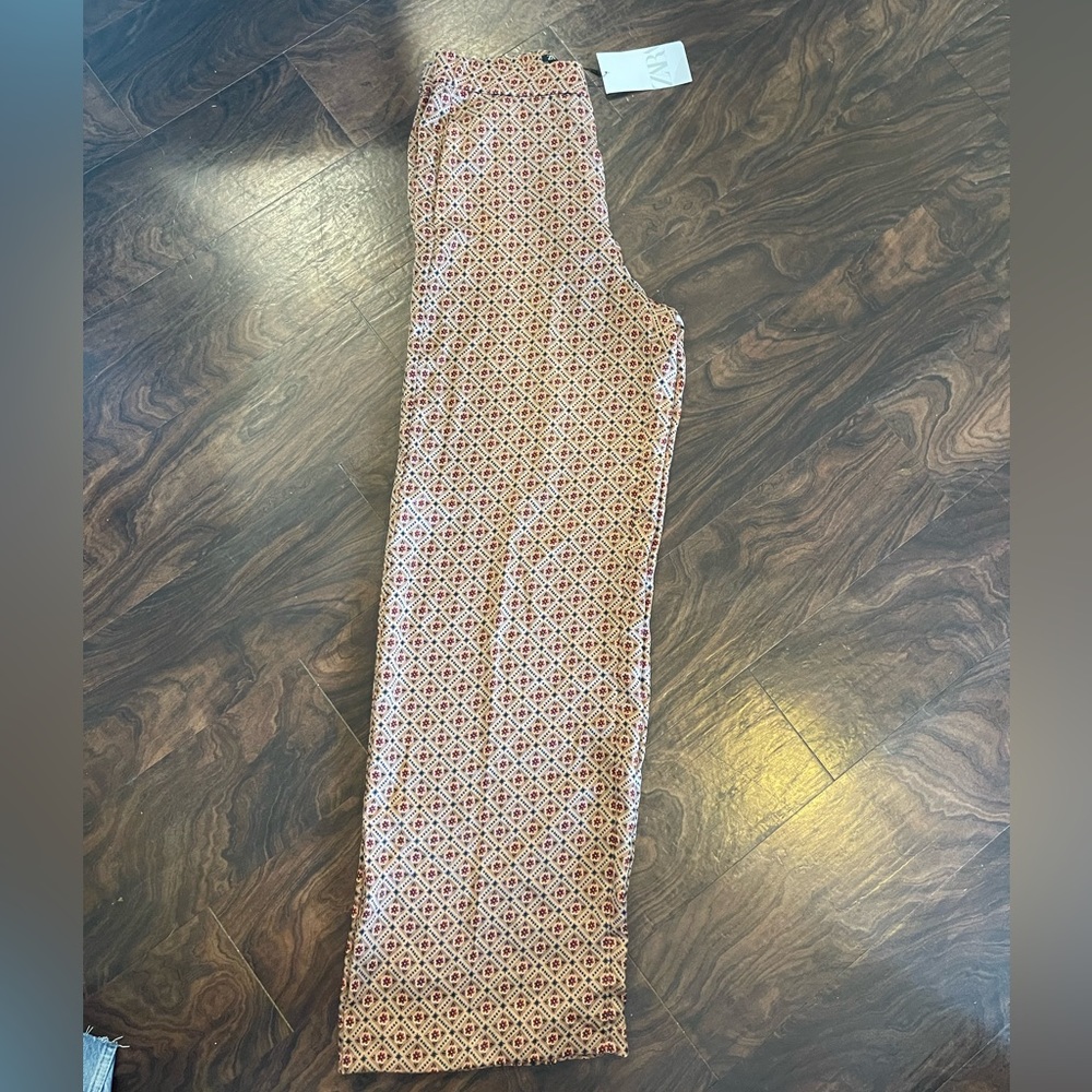 Flower print pants